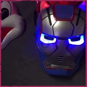 หน้ากากคอสเพลย์ ซุปเปอร์ฮีโร่ อเวนเจอร์ส สไปเดอร์แมน ปาร์ตี้ฮาโลวีน มีไฟ LED 1 ชิ้น มี7แบบจ้าหน้ากากการ์ตูนมีไฟที่ตา และแบบไม่มีไฟ เหมาะกับการคอสเพย์