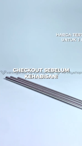 2PCS E54 Sedotan Snless Steel Straw Sedotan Metal MELENGKUNG LENGKUNG