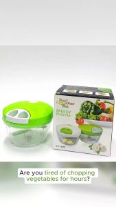 DS Manual Vegetable Fruit Cutter Processor Chopper Garlic Cutter Food Fruit Twist SPIN CUTTER