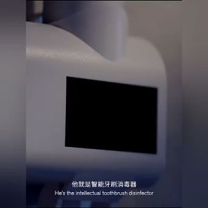 UV Light Toothbrush Holder Sterilizer Toothpaste Dispenser Bathroom Toothbrush Storage USB Charge