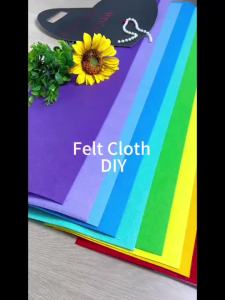 20/40/60cm Stiff Felt Fabric Craft Non-Woven Fabric Sheet Assorted Color Thick Felt for DIY Handmade Sewing Crafting Project