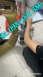 Máy xay thuốc đông y tán bột được liệu thuốc bắc siêu mịn DF25 dạng 6 búa công suất 3kw