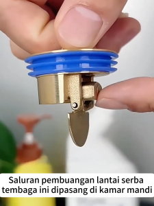 Floor Strainer drain brass/ Strainer drainase anti bau anti serangga full Kuningan anti keropos saluran filter kamar mandi toilet Nyota
