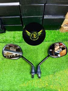 (1 cặp)Gương CHIẾU HẬU mẫu THEO XE YAMAHA gắn cho SIRIUS Jupiter…. Ngắn hơn zin ( chân 10ly trái thuận phải ngược)