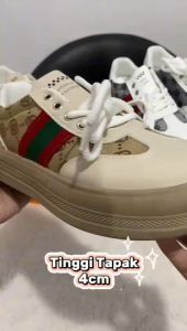 BARUU!! Sepatu Sneakers Kulit Import Wanita W9982