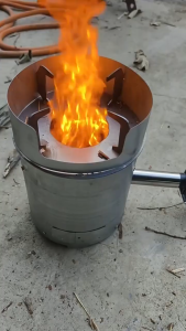 (Durable) Wood Fired Charcoal Stove - Versatile For Home Cooking Barbecuing Camping And Picnics
