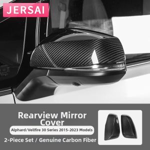 JERSAI | Carbon Fiber Modification Rearview Mirror Cover for Alphard Wilfa