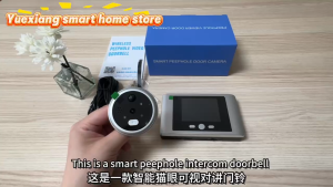 2025 2MP Digital Peephole Viewer WiFi Doorbell Camera Cat Eye Door Bell Outdoor Monitor with Icam365 APP