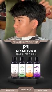 MANUVER HAIR POWDER MATTE TEXTURE HAIR VOLUME 60 ML/10 GRAM
