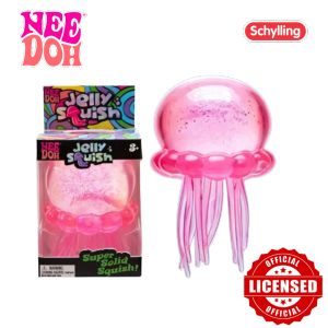 NeeDoh | Needoh Fuzz Ball Jellyfish Squishy Blind Box Random Color Soft Squeeze Stress Relief Toy Cute Relaxing Sensory Toy Squishies