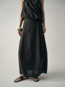 INSIS FEMME | Silk Tencel Simple Skirt Loose Style