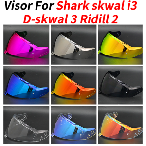 For Shark Skwal i3 D-Skwal 3 Ridill 2 Helmet Visors Replacement Lens Windshield D Skwal 3 VZ400 Visor glass screen goggles