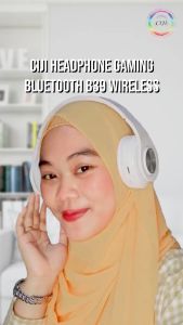 CIJI Headphone Gaming Bluetooth B39 Wireless Portable dengan Lampu LED Warna Warni