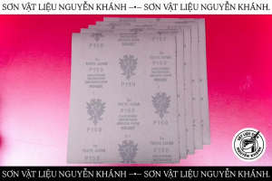 GIẤY NHÁM NHẬT P150 KOVAX – NHÁM NƯỚC CHÀ PHÁ XỬ LÝ SƠN CŨ GỖ KIM LOẠI BỘT TRÉT