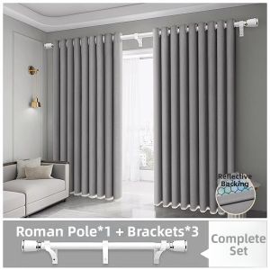 WEILAISHI | UV & Heat Block Full Blackout Thicker Curtains