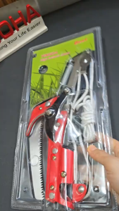 KBN-07 Alat Pemotong Dahan Dengan Gunting Pemetik Buah Gergaji Kayu Bisa Gunting Dahan Tarik Pisau Tali