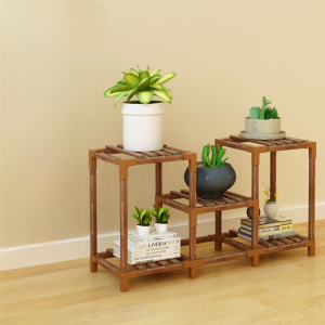 Succulent Balcony Flower Rack Multi-Layer Living Room Solid Wood Window Sill Flower Rack Indoor Plant Pot Jardiniere