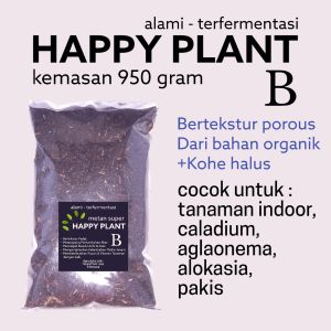 HAPPY PLANT / Media Tanam Organik / Media Tanam Siap Pakai / Media Tanam High Porous / Media Tanam Plus Kohe