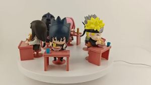Bandai | Naruto Shippuden Ramen Theme Blind Box Set 6 Chibi Mini PVC Anime Figures Sasuke Naruto Sakura Kakashi Itachi Collectible Toys