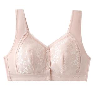 Easy-to-wear Breathable Cotton Front-clasp Bra