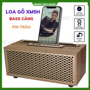 Loa Bluetooth XM5 H Thiết Kế Tinh Tế Màng Loa Tổ Ong Đẹp Mắt Trang Trí Bàn Làm Việc Âm Thanh Lớn Sống Động