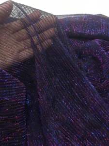 Vải voan lưới dập ly nhũ kim tuyến nhiều màu mềm mỏng nhẹ(khổ 1m5)may đầm váy dạ hộiđầm kiểu thời trang