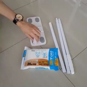 Lazy Mop รุ่น3 Topสุดหมุนได้ ไม้ถูพื้น เเบบทิชชู่ ฟรี ทิชชู่เปียก 40 เเผ่น ผ้าเปียก กระดาษกำจัดฝุ่นผงในตัว Flat Mop ไม้ถูแบบไม่ใช้มือ