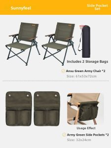 SUNNY FEEL | Portable Outdoor Folding Chair