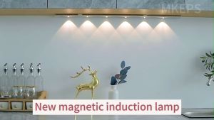 Motion Sensor Led Light Rechargeable Light With Remote Control Multi Purpose Cabinet Night Lamp