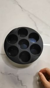 6/7/8 Inch Air Fryer Muffin Cake Cups Accessories Silicone Non-Stick Tray Baking Mould Universal Baking