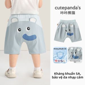 CUTEPANDAS | Quần Shorts Trẻ Em Hình Hoạt Hình Thoáng Khí Nhẹ