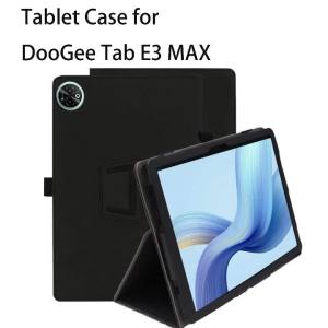 Vỏ Máy Tính Bảng DooGee Tab E3 MAX 14 Inch - Vỏ Bảo Vệ Bằng Da PU Có Chân Đế Chống Sốc Màu Trơn Thời Trang