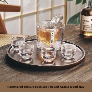 CRISTALGLASS | Traditional Glass Wine Warmer Set