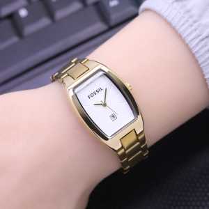 Jam Tangan Wanita Fo55il Rantai Stainless Mewah Fashion Cewek Elegan Kekinian