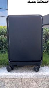 ISLAND ELEPHANT Suitcases 20 Inch Portable Boarding Travel Luggage Front Open Cover Carrying Case