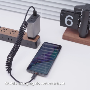 Essager Kabel Pegas Pengisian Cepat USB Tipe C ke Tipe C ke iOS untuk Ponsel Transfer Data 480Mbp