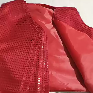 [Ready] Boys Girls Sequined Vest Waistcoat Hip-hop Dance Party Street Show Costume