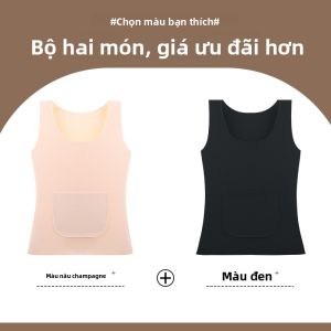 MiiOW | Áo Gile Ấm Có Lớp Len Mịn Hai Túi