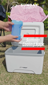 Sunday Outdoor Insulated Portable Cooler Leak-Proof Ice Chest Box For Camping Fishing 5L/18L