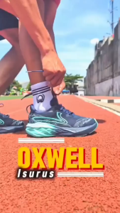 Oxwell Isurus - Sepatu Olahraga Running Lari Sekolah Pria Dan Wanita Navy Tosca