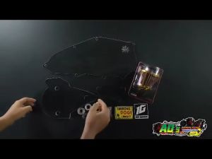 Honda Click 125i / 150i V2 & V3 Plain Acrylic Crankcase and Filter Cover