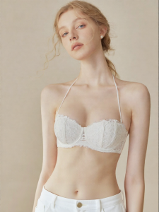 Removable Straps Beautiful Back Lace Strapless Bras