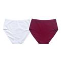 2Pcs/Set Women's High Waist Cotton Panties Seamless Breathable Underwear Sexy Lingerie Comfort Female Underpants M-XXL. 