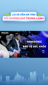 Máy lọc không khí Panasonic F-GPT01A nanoe™ X - Nhỏ gọn khử mùi hiệu quả - Hàng chính hãng