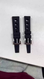 New Design Strap Quick Release Watch Band 20m 22mm Tropical Wristband Black Universal Strap Soft Silicone for Men Women Bracelet