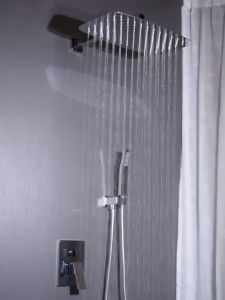 Bộ sen cây tắm đứng âm tường mạ vàng Đồng Tiết kiệm nước