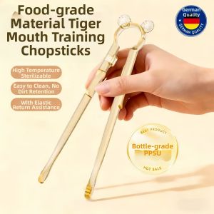 KUWUBIANJING | Automatic Retractable Childrens Training Chopsticks PPSU Food Grade