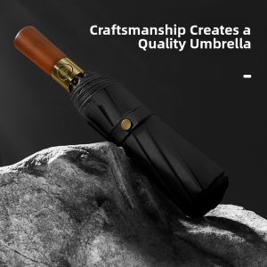 Customized Logo Automatic Open Close Sun & Rain Umbrella
