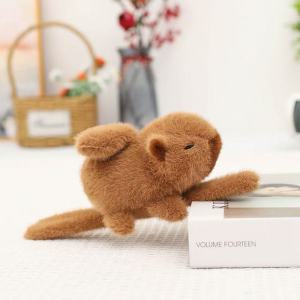 23ซม.จําลองCapibalaสายรัดข้อมือPlushของเล่นFigurineการ์ตูนอะนิเมะน่ารักหมอนเบาะสนุกเด็กของขวัญวันเกิดตุ๊กตา