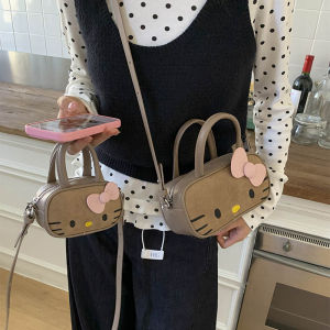 Túi Đeo Chéo Hoạt Hình Dễ Thương Dành Cho Trẻ Em Túi Xách Nữ Túi Đeo Chéo Hình Chú Mèo Và Bướm Túi Xách Thời Trang Ngọt Ngào Dành Cho Bé Gái